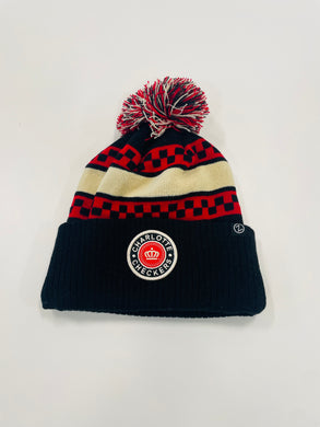 Checkered Crown Beanie