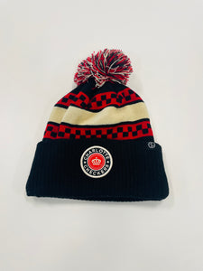 Checkered Crown Beanie