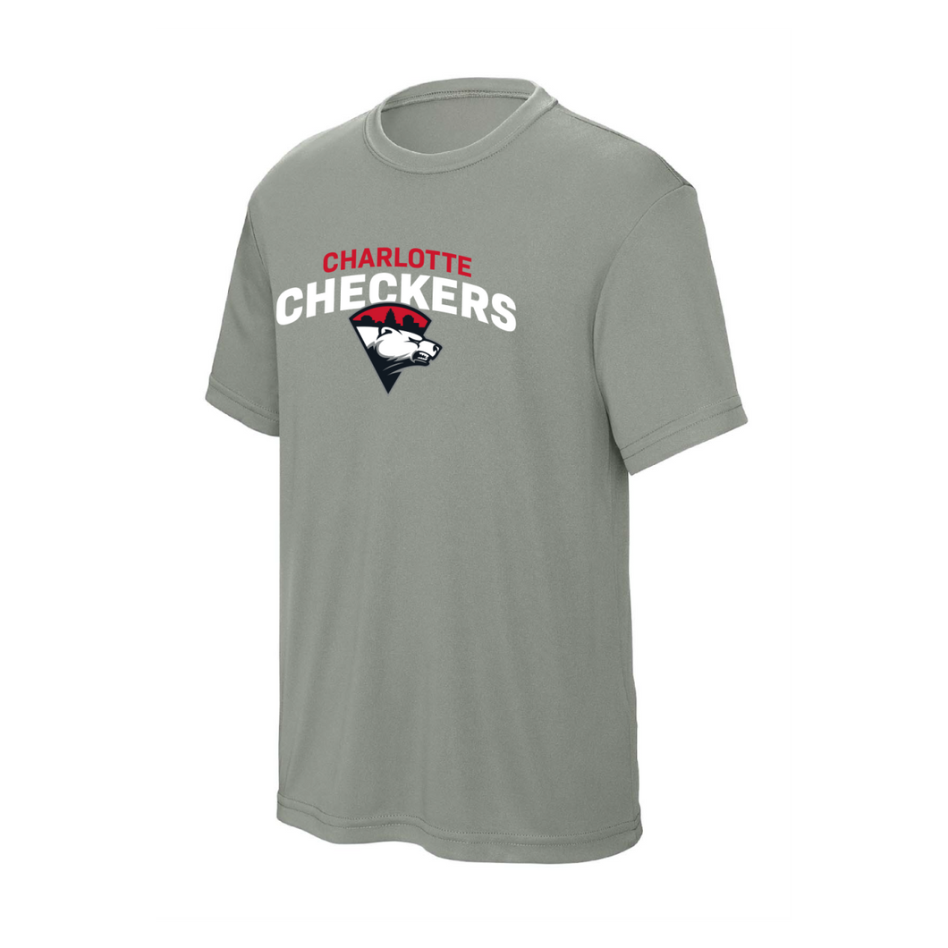 Checkers Youth Grey Athletic 19 T-Shirt