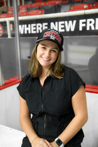 Black Vented Rope Hat