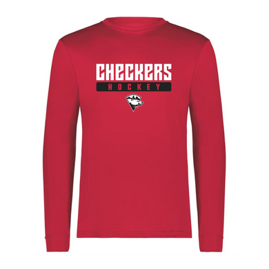 Checkers Scarlet 8 Longsleeve Wicking Tee
