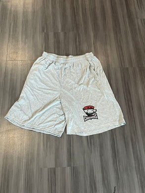 Gray Checkers Workout Shorts