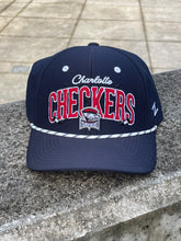 Load image into Gallery viewer, Black Vented Rope Hat