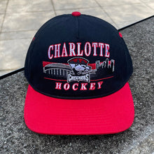 Load image into Gallery viewer, Black Charlotte Hockey Hat