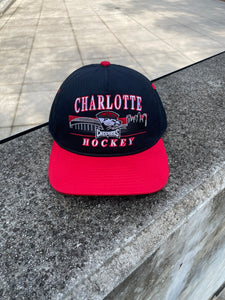 Black Charlotte Hockey Hat