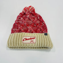Load image into Gallery viewer, Tan and Red Checkers Knit