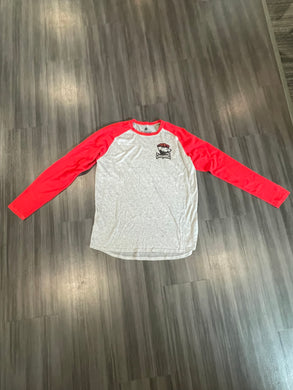 Checkers Red and Gray Training Long Sleeve
