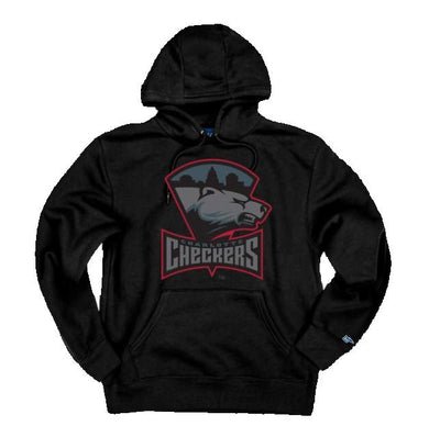 Black Blue84 Checkers Primary Hoodie