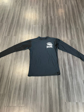 Black Checkers Compression Long Sleeve
