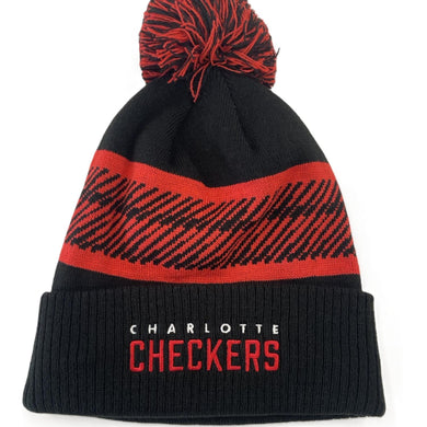 CCM Checkers Black and Red Knit