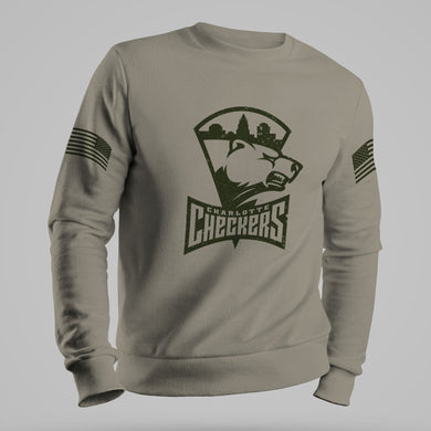 Military Crewneck Sweatshirt