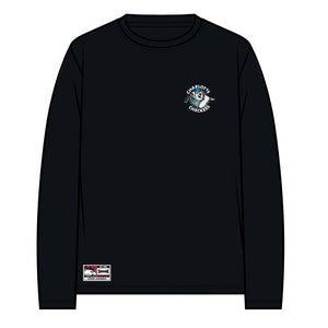 Black 90s Retro Long Sleeve Shirt