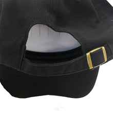 Load image into Gallery viewer, Checkers Relaxed Black Retro Logo Hat