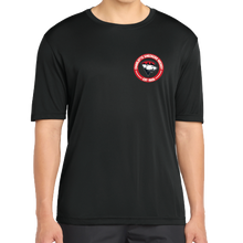 Load image into Gallery viewer, Charlotte Checkers Black Traditional Performance Tee
