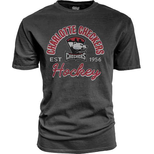Charcoal Charlotte Checkers Hockey Shirt