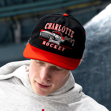 Load image into Gallery viewer, Black Charlotte Hockey Hat