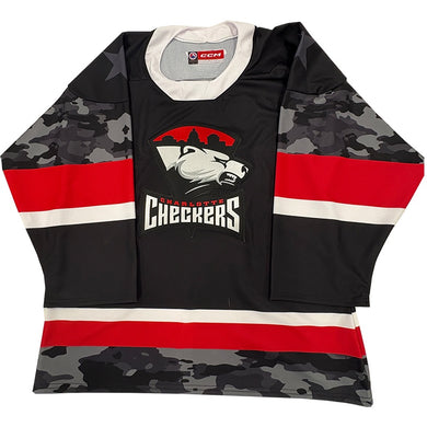 Checkers 25-26 Military Red/Black Camo Jersey