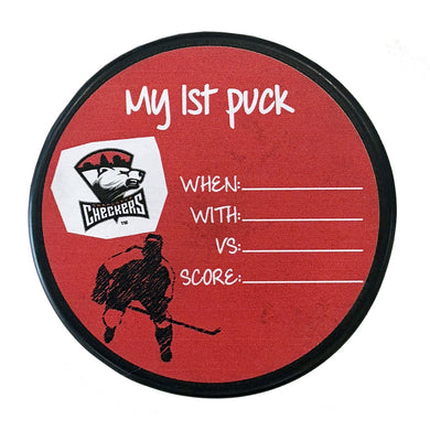 Charlotte Checkers My 1st Puck