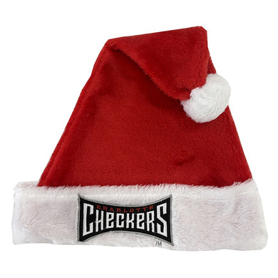 Charlotte Checkers Santa Hat