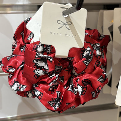 Charlotte Checkers Red Scrunchie