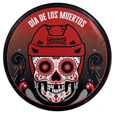 Checkers Skull Puck