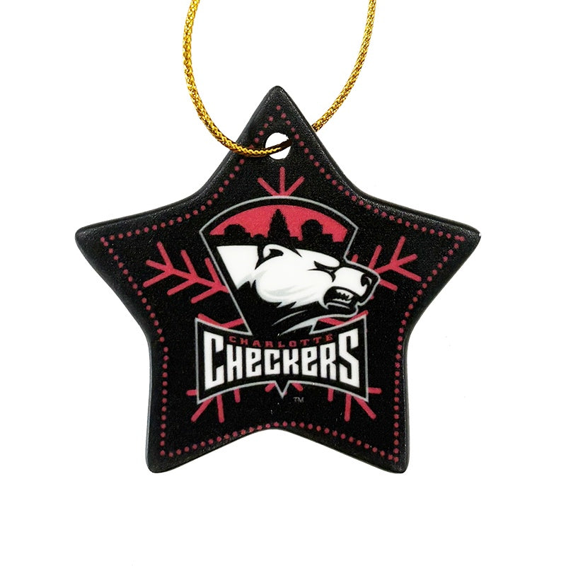 Checkers Circle Happy Holidays Ornament