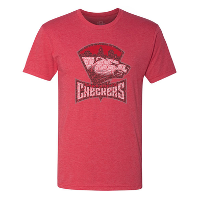 Charlotte Checkers Spelled Out Tee
