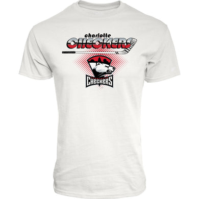 Checkers Hockey Stick Tee