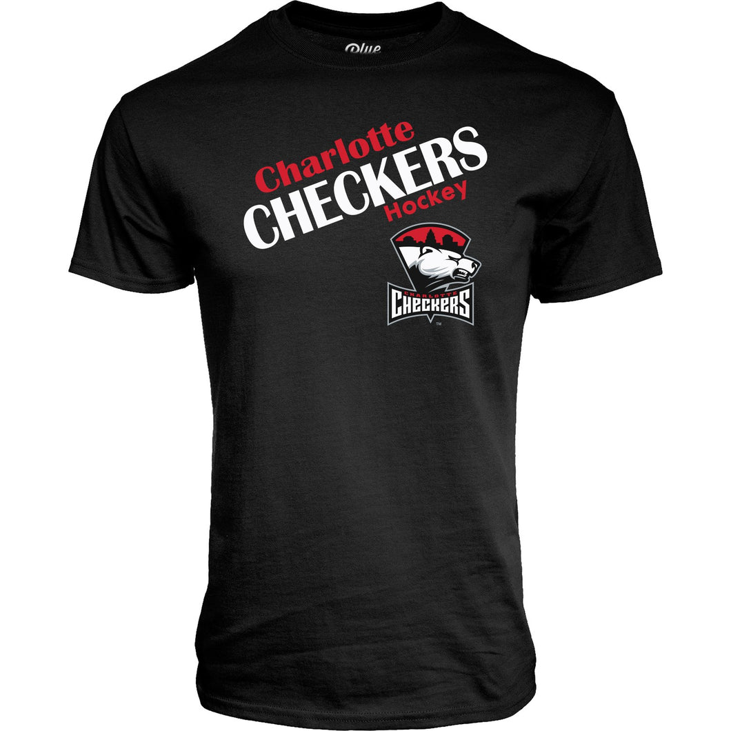 Checkers Hockey Wordmark Tee