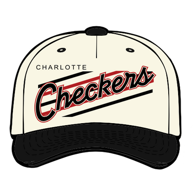 Charlotte Checkers Off-White Snapback Hat