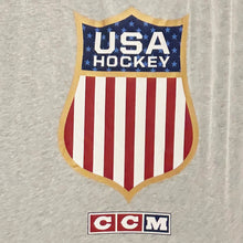 Load image into Gallery viewer, Gray USA Hockey Tee