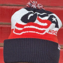 Load image into Gallery viewer, USA Hockey Pom Knit Hat