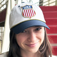 Load image into Gallery viewer, USA Hockey Rope Hat
