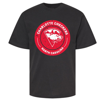 Checkers Youth Black Distressed 9 T-Shirt