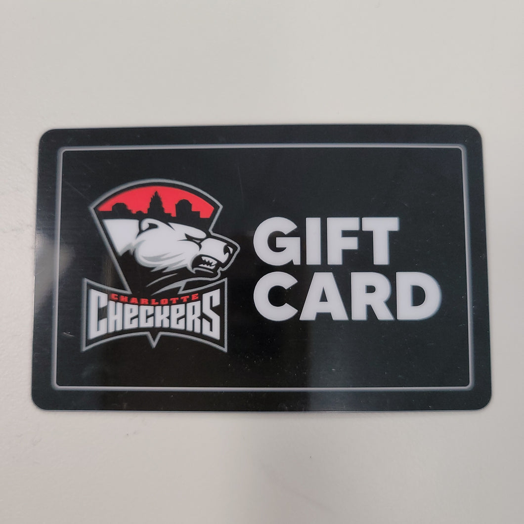 Charlotte Checkers Physical Gift Card